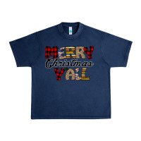 Navy Merry Christmas Y'all Urban Heavy Tee - Bettercallsaul