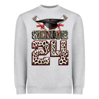 Heather Grey senior 24 Heavyweight Sweatshirt - CowGirlArtShop
