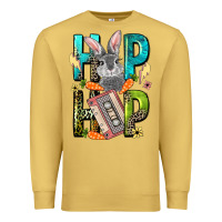 Antique Gold Western hip hop Bunny Easter Day Premium Sweatshirt - LillyAllenDesigns