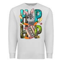 Dove Grey Western hip hop Bunny Easter Day Premium Sweatshirt - LillyAllenDesigns