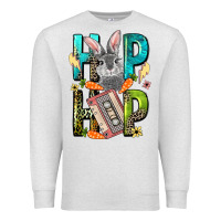 Oatmeal Heather Western hip hop Bunny Easter Day Premium Sweatshirt - LillyAllenDesigns