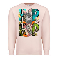 Pale Pink Western hip hop Bunny Easter Day Premium Sweatshirt - LillyAllenDesigns