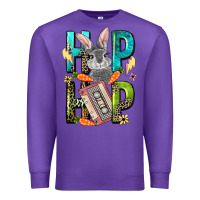 Purple Western hip hop Bunny Easter Day Premium Sweatshirt - LillyAllenDesigns