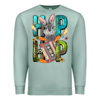 Seafoam Western hip hop Bunny Easter Day Premium Sweatshirt - LillyAllenDesigns