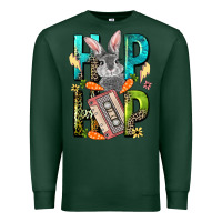 Sports Green Western hip hop Bunny Easter Day Premium Sweatshirt - LillyAllenDesigns