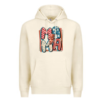 Tofu 4th of July mama with lightning bolt Premium Hoodie - FaDigitalArtStudio