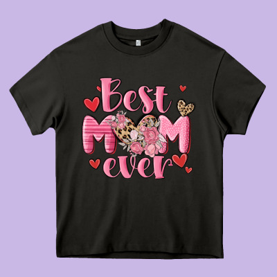 Best Mom Ever Heavy Core Tee Designed By Maliassmallbusiness