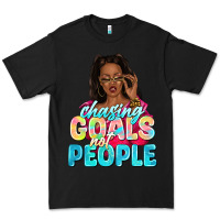 Black chasing goals not people Premium Tee - NancyCooperArtShop