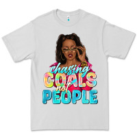 Dove Grey chasing goals not people Premium Tee - NancyCooperArtShop