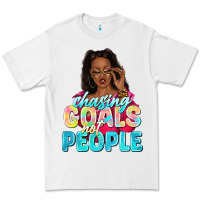 White chasing goals not people Premium Tee - NancyCooperArtShop