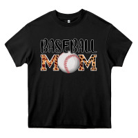 Black baseball mom Heavy Core Tee - AdoDesignShop