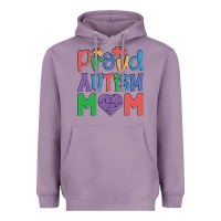 Lavender Proud Autism Mom Heavyweight Hoodie - CowhideDigitalArt