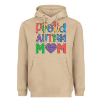 Mushroom Proud Autism Mom Heavyweight Hoodie - CowhideDigitalArt