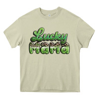 Mossy lucky mama Heavy Core Tee - MaliasSmallBusiness