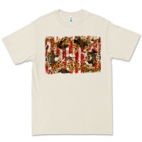 Bone america, cowhide, leopard backgraund Premium Tee - JahusDesignShop
