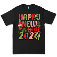 Black happy new year 2024 Premium Tee - MaliasSmallBusiness