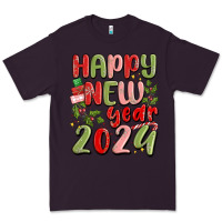 Plum happy new year 2024 Premium Tee - MaliasSmallBusiness