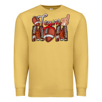 Antique Gold team mom Premium Sweatshirt - CowhideDigitalArt