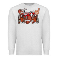 Oatmeal Heather team mom Premium Sweatshirt - CowhideDigitalArt