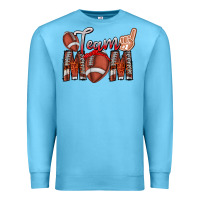 Ocean Blue team mom Premium Sweatshirt - CowhideDigitalArt