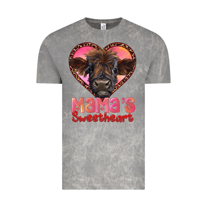 Mama's Sweetheart Highland Calf Vintage Tee by RanaPortraitStore | Teevron