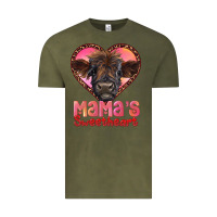 Vintage Olive mama's sweetheart highland calf Vintage Tee - RanaPortraitStore