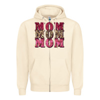 Mom Mom Mom Mother's Day Zipper Hoodie | Teevron
