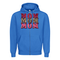 True Royal Mom mom mom Mother's Day Zipper Hoodie - FaDigitalArtStudio