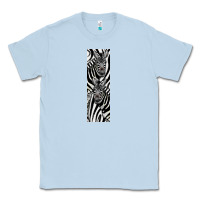 Dusty Blue Zebra Classic Tee - LillyAllenDesigns