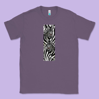 Zebra Classic Tee Designed By Lillyallendesigns