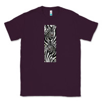 Plum Zebra Classic Tee - LillyAllenDesigns