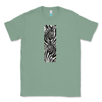Sage Zebra Classic Tee - LillyAllenDesigns