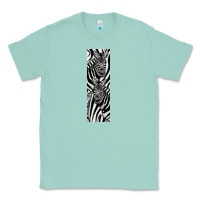 Seafoam Zebra Classic Tee - LillyAllenDesigns