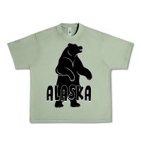 Oil Green Alaska Bear Urban Heavy Tee - Bettercallsaul