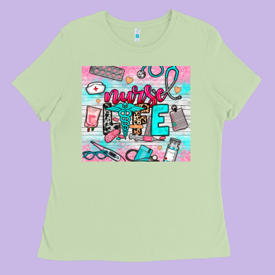 Nurse Life Ladies Tee Designed By Nancycooperartshop