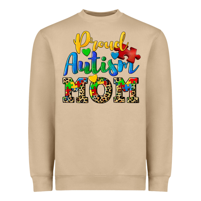 Proud Autism Mom Heavyweight Sweatshirt by CowGirlArtShop | Teevron