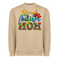 Mushroom proud autism mom Heavyweight Sweatshirt - CowGirlArtShop