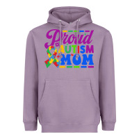 Lavender Proud Autism Mom Heavyweight Hoodie - CowhideDigitalArt
