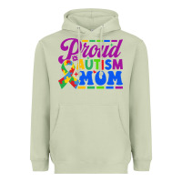 Matcha Proud Autism Mom Heavyweight Hoodie - CowhideDigitalArt