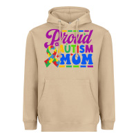 Mushroom Proud Autism Mom Heavyweight Hoodie - CowhideDigitalArt