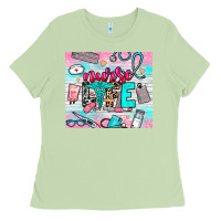 Matcha nurse life Ladies Tee - NancyCooperArtShop