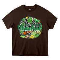 Chocolate Brown one lucky teacher Heavy Core Tee - MaliasSmallBusiness