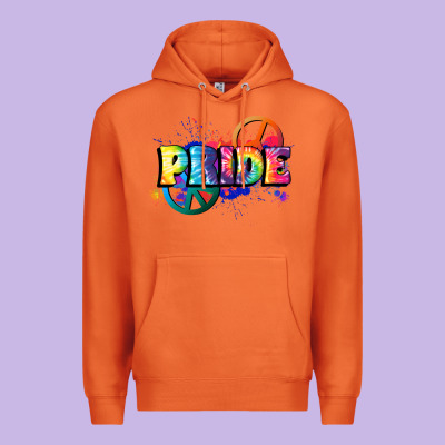 Hippie Pride Premium Hoodie Designed By Fadigitalartstudio
