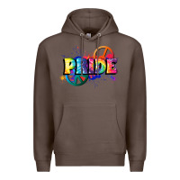 Coffee Hippie pride Premium Hoodie - FaDigitalArtStudio