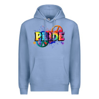 Colony Blue Hippie pride Premium Hoodie - FaDigitalArtStudio