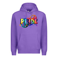Purple Hippie pride Premium Hoodie - FaDigitalArtStudio