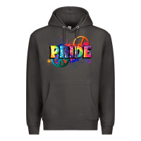 Smoke Hippie pride Premium Hoodie - FaDigitalArtStudio