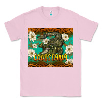 Bubblegum Pink louisiana alligator tumbler Classic Tee - BarkalooDesign