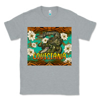 Heather Grey louisiana alligator tumbler Classic Tee - BarkalooDesign