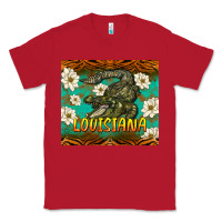 Red louisiana alligator tumbler Classic Tee - BarkalooDesign